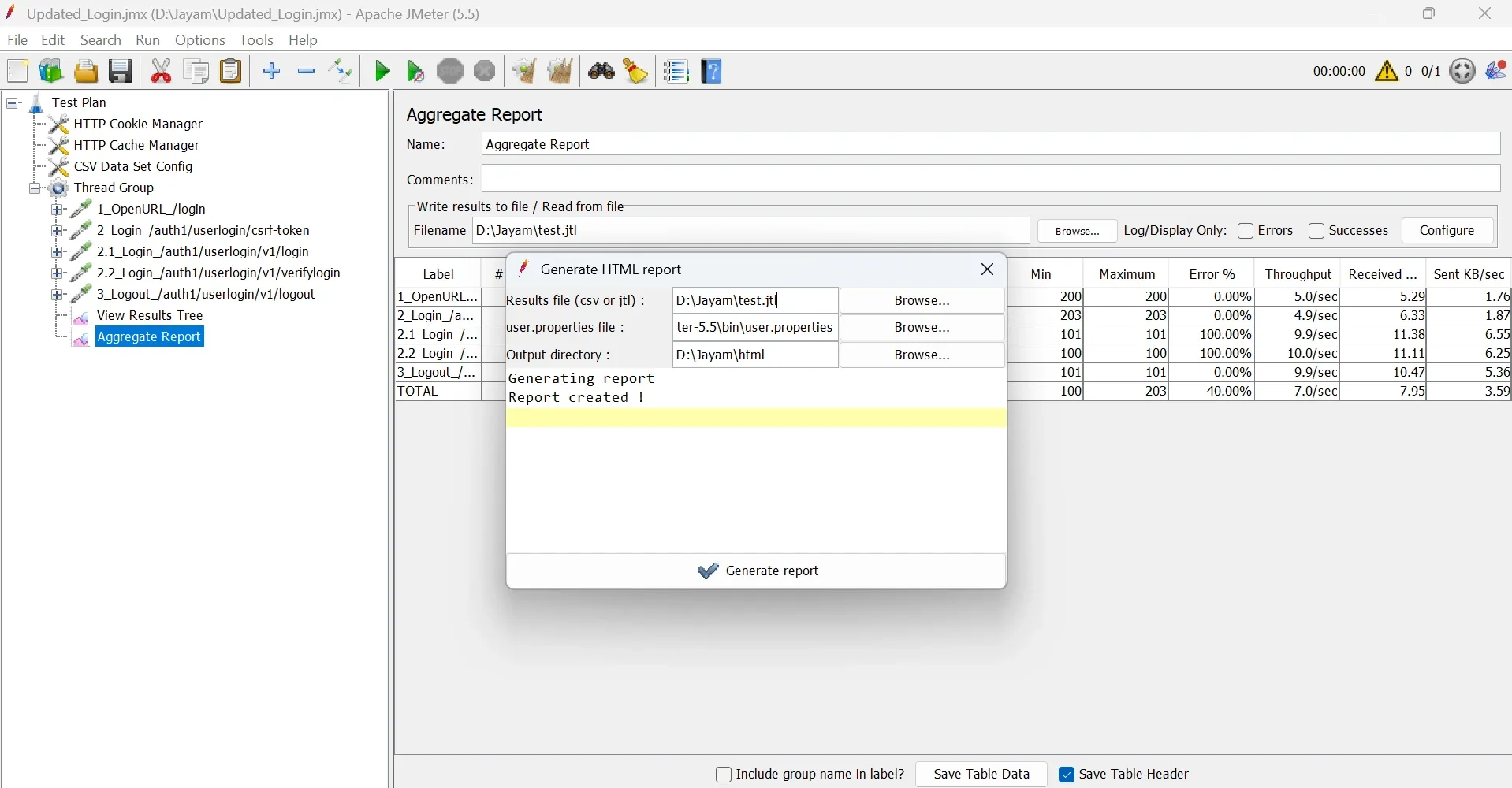 How to Generate HTML Reports in JMeter