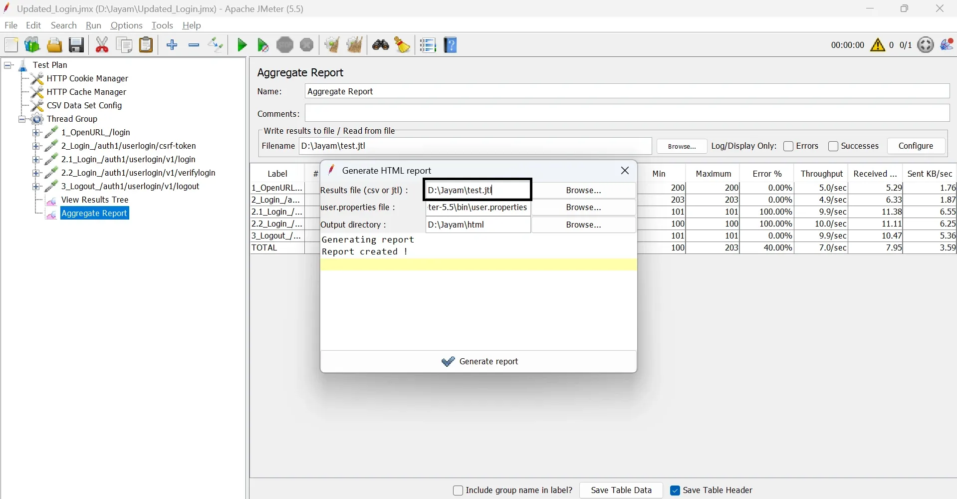 How to Generate HTML Reports in JMeter